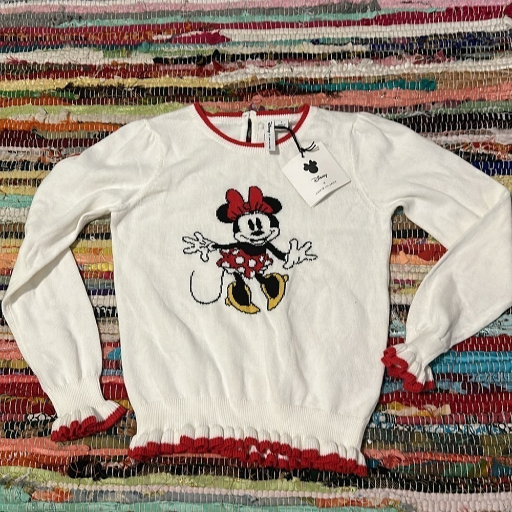 Disney X Janie & Jack Minnie Mouse Sweater 7 - Picture 5 of 7